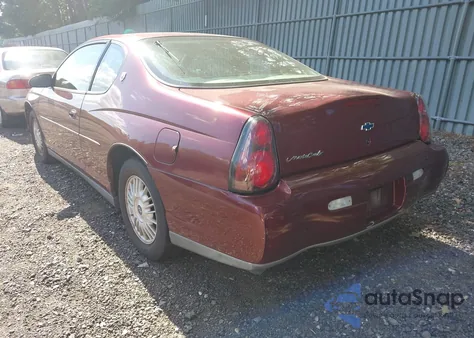 2001 Chevrolet Monte Carlo Ls из США, поврежденный, VIN 2G1WW12E019129234